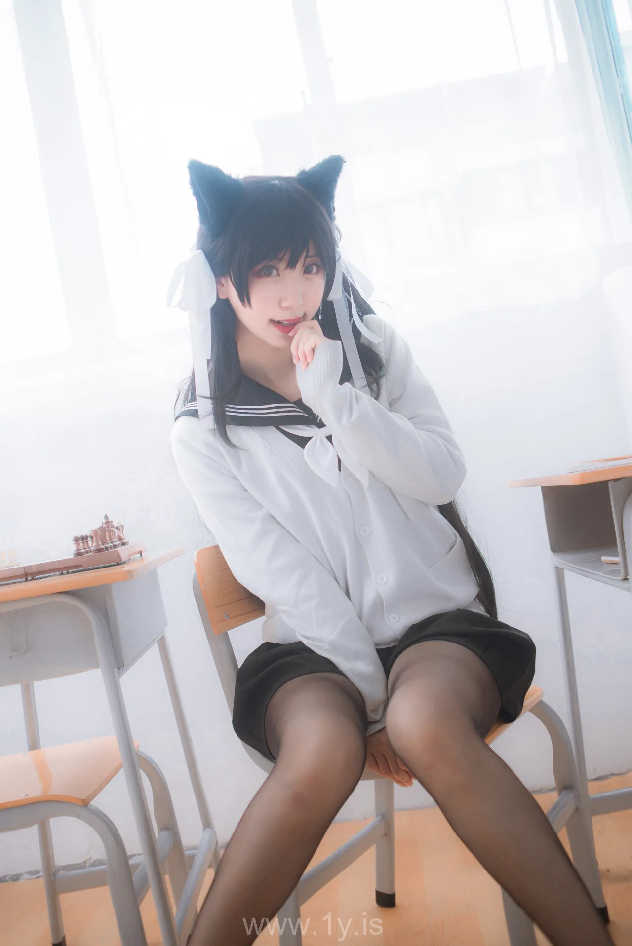 Coser@黑川 NO.005 Delightful Asian Teen 獒犬制服